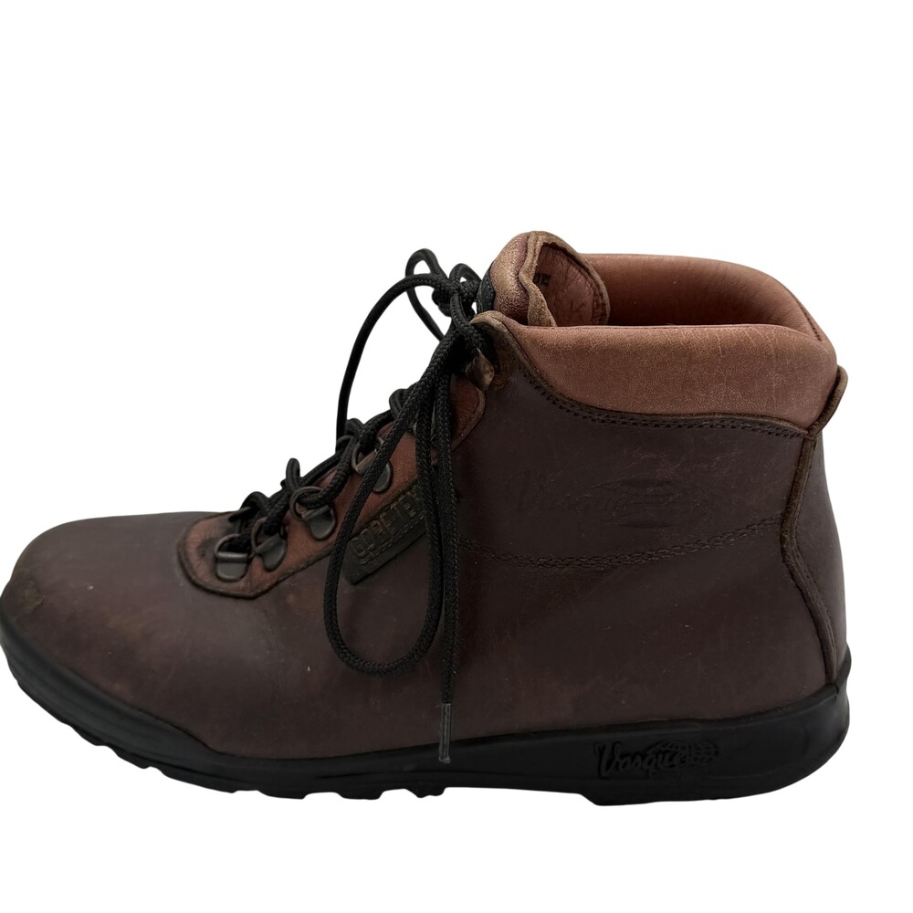 Vasque Skywalk Boots Womens Size 9 Brown Leather Gore-Tex Ankle Hiking Italy